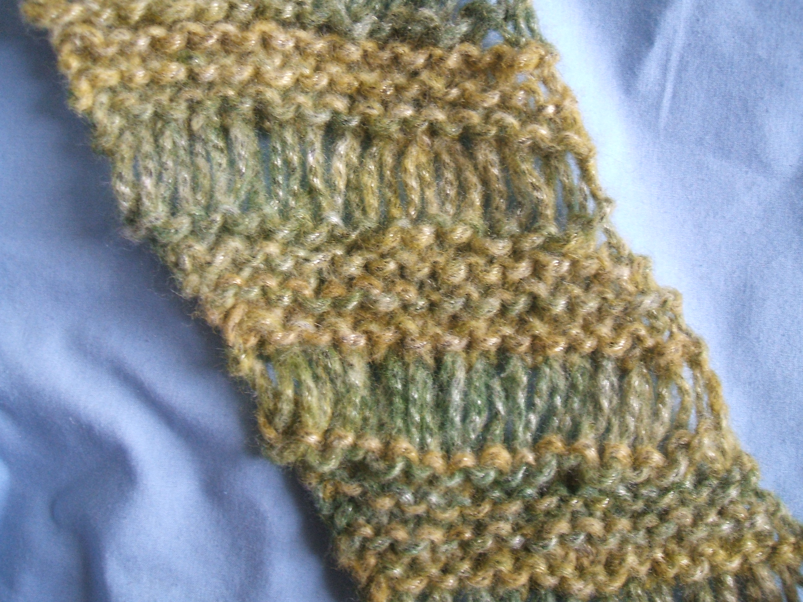 Easy Knitting Pattern For A Scarf-Condo Stitch Scarf